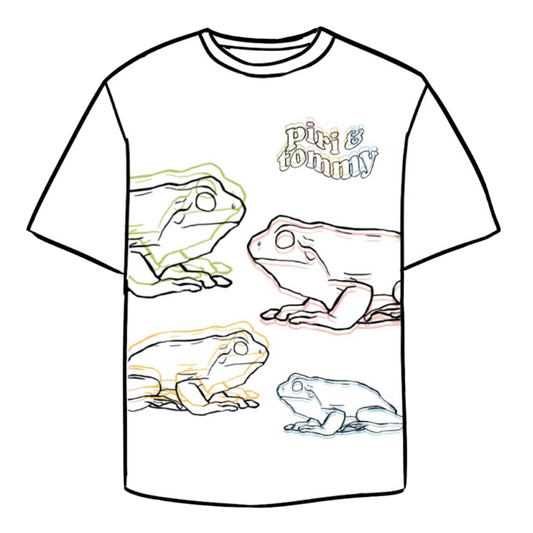 piri & tommy frog t-shirt